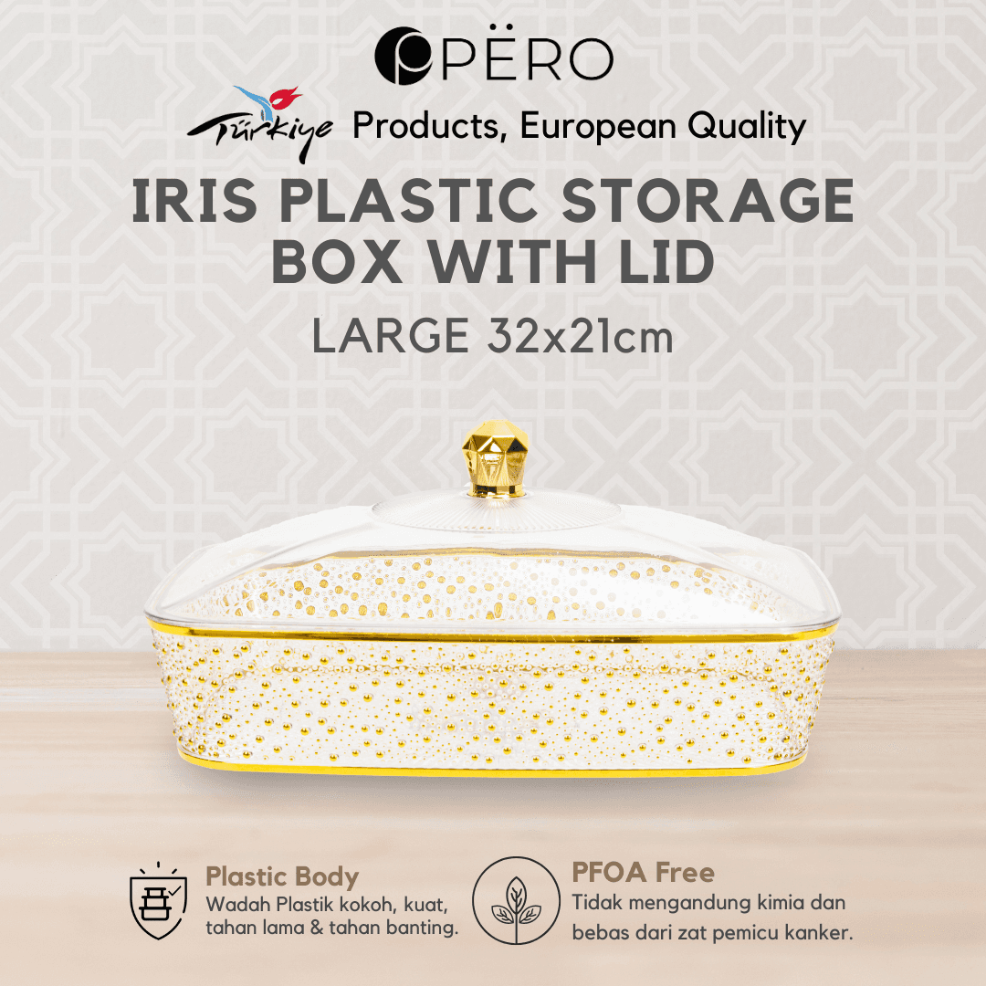 Iris Plastic Storage Box W/ Lid 2