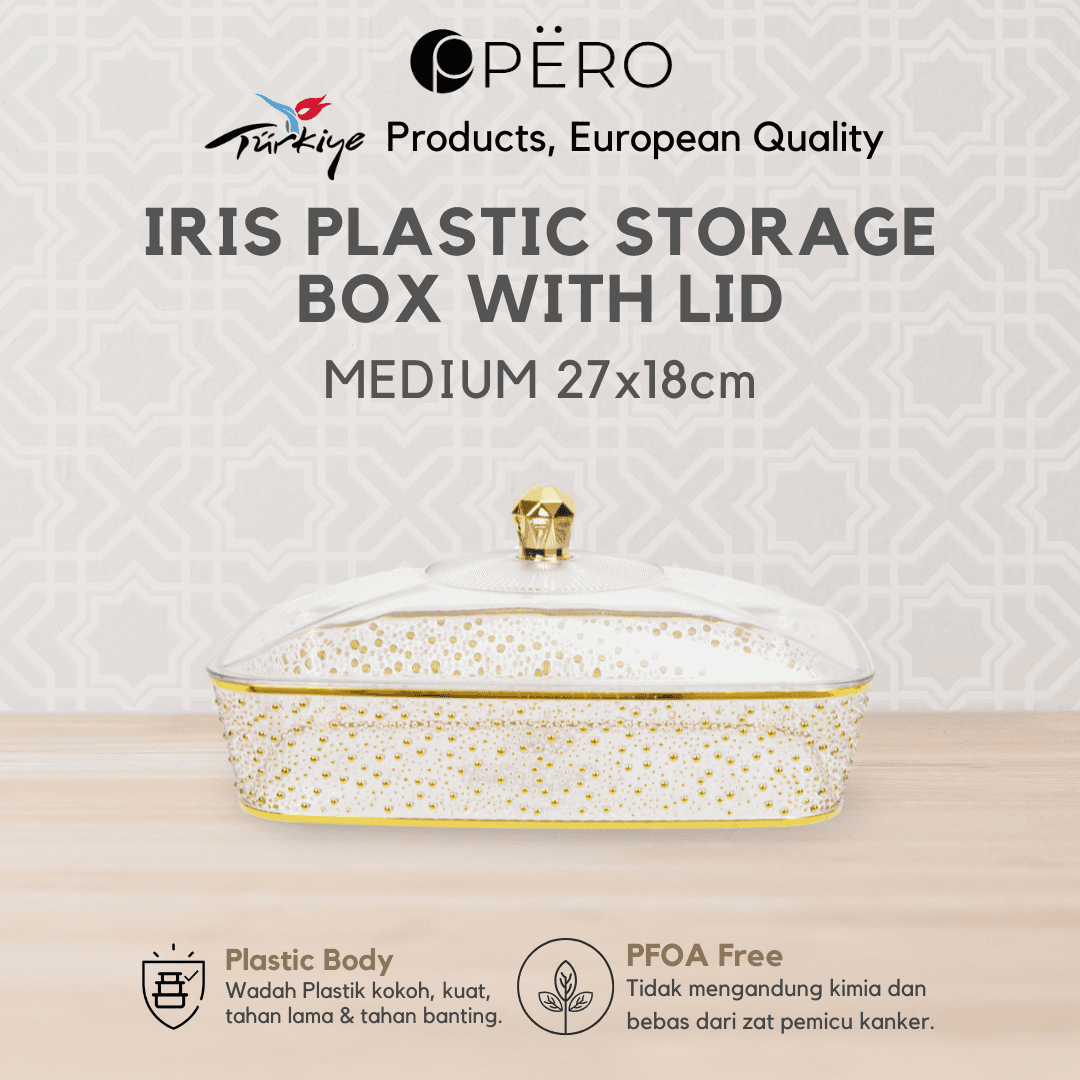 Iris Plastic Storage Box W/ Lid