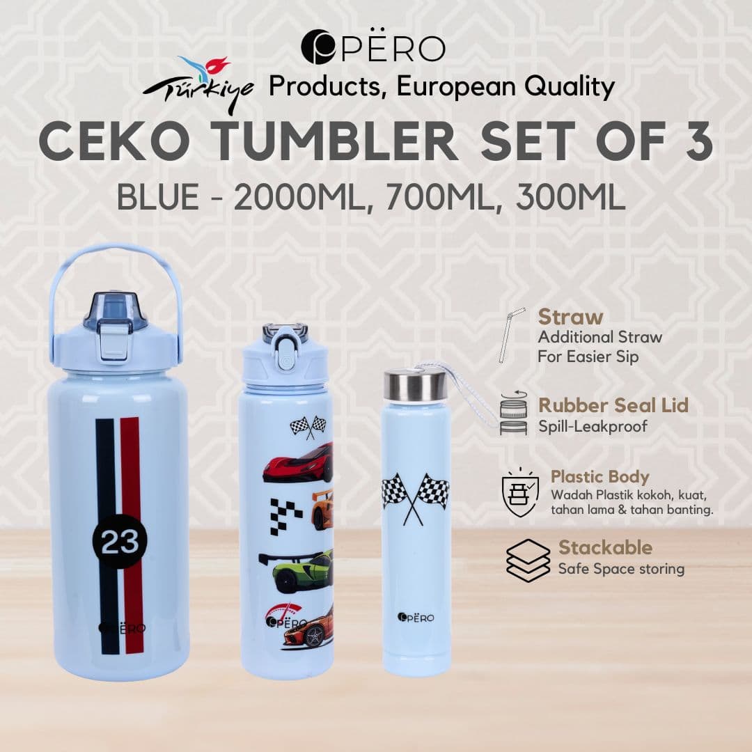 Ceko Tumbler Set of 3
